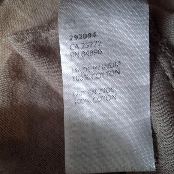 Pin Tuck Smock Dress Size M Cotton Batiste Lined Sleeveless Embroidered Light - Picture 10 of 15